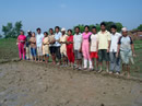 transplanting training by WVI Nepal and SBSD Center in Nepal